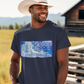 THE LION & THE LAMB Patriotic Christian T-Shirt (S-5XL):  Men's Medium Weight Gildan 5000 - FREE SHIPPING