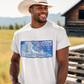 THE LION & THE LAMB Patriotic Christian T-Shirt (S-5XL):  Men's Medium Weight Gildan 5000 - FREE SHIPPING