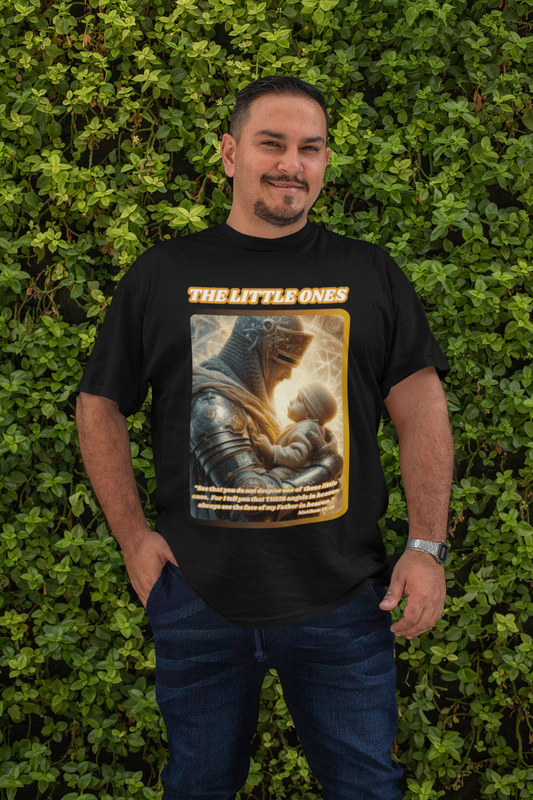 . THE LITTLE ONES Plus Size Heavy Weight Patriotic Christian T-Shirt (S-5XL):  Men's Hanes Beefy-T® - FREE SHIPPING