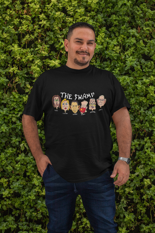 . THE SWAMP Plus Size Heavy Weight Patriotic T-Shirt (S-5XL):  Men's Hanes Beefy-T® - FREE SHIPPING