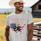 TRUMP - THEY'RE AFTER YOU Patriotic T-Shirt (S-5XL):  Men's Medium Weight Gildan 5000 - FREE SHIPPING