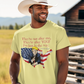 TRUMP - THEY'RE AFTER YOU Patriotic T-Shirt (S-5XL):  Men's Medium Weight Gildan 5000 - FREE SHIPPING