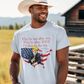 TRUMP - THEY'RE AFTER YOU Patriotic T-Shirt (S-5XL):  Men's Medium Weight Gildan 5000 - FREE SHIPPING