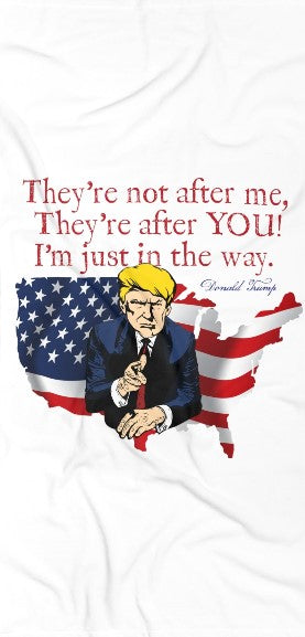 THEY'RE AFTER YOU:  X-tra Large Beach Towel (36"x72") - FREE SHIPPING