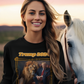 TRUMP 2024 Heavy Weight Patriotic Long Sleeve T-Shirt (S-2XL):  Women's Gildan 2400 - FREE SHIPPING