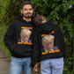 TRUMP MUG SHOT Heavy Weight Patriotic Hoodie (S-5XL):  Men's & Women's Gildan 18500 - FREE SHIPPING