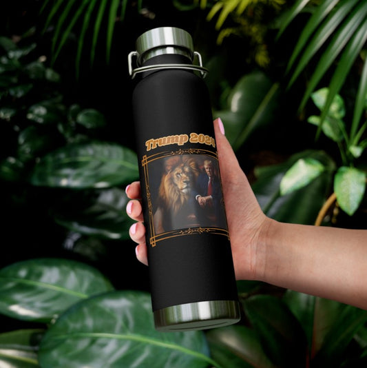 ..TRUMP 2024:  22oz Copper Vacuum Insulated Patriotic Water Bottle - FREE SHIPPING