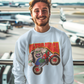 ULTRA MAGA Heavy Weight Patriotic Biker Sweatshirt (S-5XL):  Men's Gildan 18000 - FREE SHIPPING