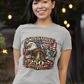 250th USA Anniversary Fitted Patriotic T-Shirt (S-2XL):  Women's Bella+Canvas 6004 - FREE SHIPPING