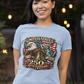 250th USA Anniversary Fitted Patriotic T-Shirt (S-2XL):  Women's Bella+Canvas 6004 - FREE SHIPPING