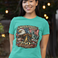 250th USA Anniversary Fitted Patriotic T-Shirt (S-2XL):  Women's Bella+Canvas 6004 - FREE SHIPPING