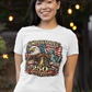 250th USA Anniversary Fitted Patriotic T-Shirt (S-2XL):  Women's Bella+Canvas 6004 - FREE SHIPPING