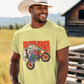 ULTRA MAGA Patriotic Biker T-Shirt (S-5XL):  Men's Medium Weight Gildan 5000 - FREE SHIPPING