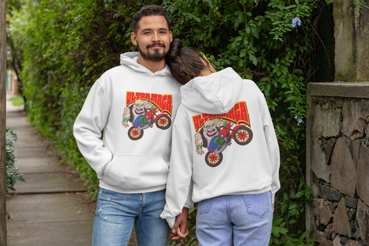 ULTRA MAGA Heavy Weight Patriotic Biker Hoodie (S-5XL):  Men's & Women's Gildan 18500 - FREE SHIPPING