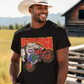 ULTRA MAGA Patriotic Biker T-Shirt (S-5XL):  Men's Medium Weight Gildan 5000 - FREE SHIPPING