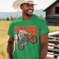 ULTRA MAGA Patriotic Biker T-Shirt (S-5XL):  Men's Medium Weight Gildan 5000 - FREE SHIPPING