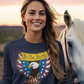 WE THE PEOPLE vs THE SWAMP Heavy Weight Patriotic Long Sleeve T-Shirt (S-2XL):  Women's Gildan 2400 - FREE SHIPPING