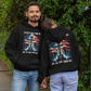 WE OWE THEM ALL Heavy Weight Patriotic Military Hoodie (S-5XL):  Men's & Women's Gildan 18500 - FREE SHIPPING
