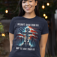 WE OWE THEM ALL Fitted Patriotic Military T-Shirt (S-2XL):  Women's Bella+Canvas 6004 - FREE SHIPPING