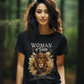 WOMAN OF FAITH Semi-Fitted Christian T-Shirt (S-3XL):  Women's Gildan 5000L - FREE SHIPPING
