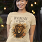 WOMAN OF FAITH Fitted Christian T-Shirt (S-2XL):  Women's Bella+Canvas 6004 - FREE SHIPPING