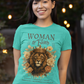WOMAN OF FAITH Fitted Christian T-Shirt (S-2XL):  Women's Bella+Canvas 6004 - FREE SHIPPING
