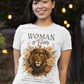 WOMAN OF FAITH Fitted Christian T-Shirt (S-2XL):  Women's Bella+Canvas 6004 - FREE SHIPPING