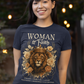 WOMAN OF FAITH Fitted Christian T-Shirt (S-2XL):  Women's Bella+Canvas 6004 - FREE SHIPPING