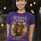WOMAN OF FAITH Fitted Christian T-Shirt (S-2XL):  Women's Bella+Canvas 6004 - FREE SHIPPING