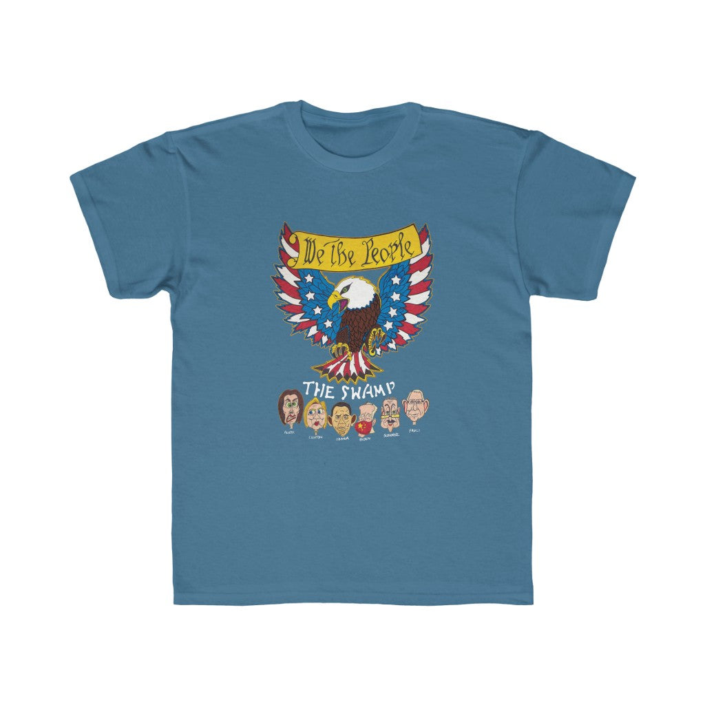 Girl's Delta 11736 Medium Weight Tee (XS-XL):  We The People vs The Swamp