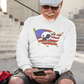 . NEVER FORGOTTEN Heavy Weight Patriotic Military Long Sleeve T-Shirt (S-2XL):  Men's Gildan 2400 - FREE SHIPPING