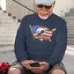 . NEVER FORGOTTEN Heavy Weight Patriotic Military Long Sleeve T-Shirt (S-2XL):  Men's Gildan 2400 - FREE SHIPPING