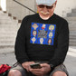 . THE SHADY BUNCH Heavy Weight Patriotic Long Sleeve T-Shirt (S-2XL):  Men's Gildan 2400 - FREE SHIPPING