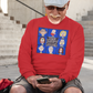 . THE SHADY BUNCH Heavy Weight Patriotic Long Sleeve T-Shirt (S-2XL):  Men's Gildan 2400 - FREE SHIPPING
