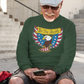 . WE THE PEOPLE Heavy Weight Patriotic Long Sleeve T-Shirt (S-2XL):  Men's Gildan 2400 - FREE SHIPPING