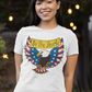 WE THE PEOPLE Fitted Patriotic T-Shirt (S-2XL):  Women's Bella+Canvas 6004 - FREE SHIPPING