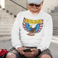 . WE THE PEOPLE Heavy Weight Patriotic Long Sleeve T-Shirt (S-2XL):  Men's Gildan 2400 - FREE SHIPPING