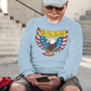 . WE THE PEOPLE Heavy Weight Patriotic Long Sleeve T-Shirt (S-2XL):  Men's Gildan 2400 - FREE SHIPPING