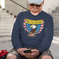 . WE THE PEOPLE Heavy Weight Patriotic Long Sleeve T-Shirt (S-2XL):  Men's Gildan 2400 - FREE SHIPPING